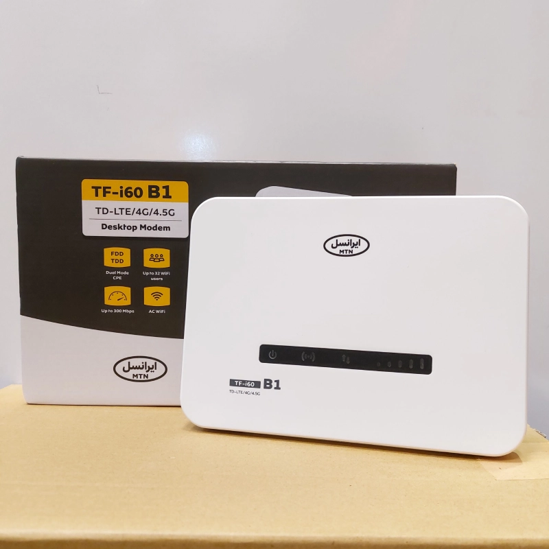 مودم روتر سیمکارتی 4G/TD-LTE ایرانسل مدل TF i60 E1 آنلاک - Image 3