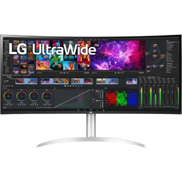مانیتور منحنی 40 اینچی ال جی مدل LG 40WP95C-W UltraWide Curved