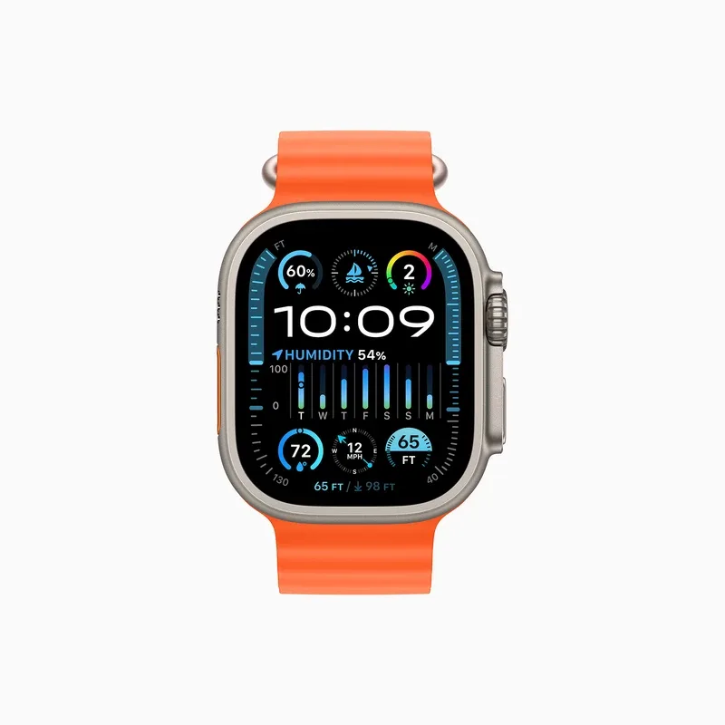 اپل واچ سری Ultra 2 Titanium Case Ocean Band 49mm - Image 7