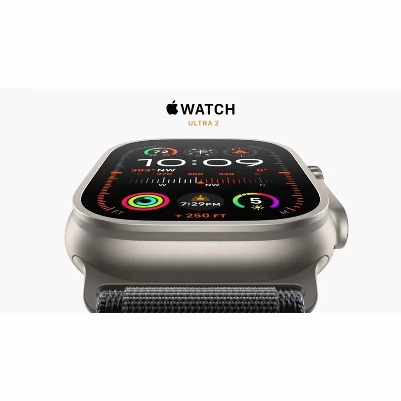 اپل واچ سری Ultra 2 Titanium Case Ocean Band 49mm - Image 8