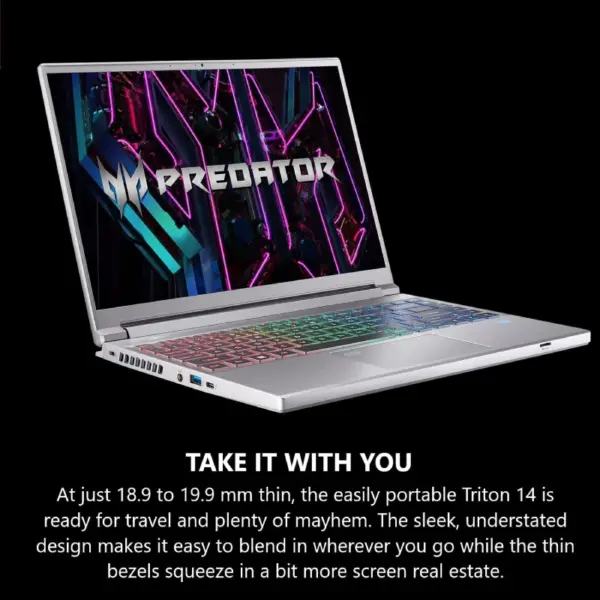 لپ تاپ 14 اینچی ایسر مدل Predator Triton 14 i7 16GB 512GB SSD 6GB RTX4050 - Image 11