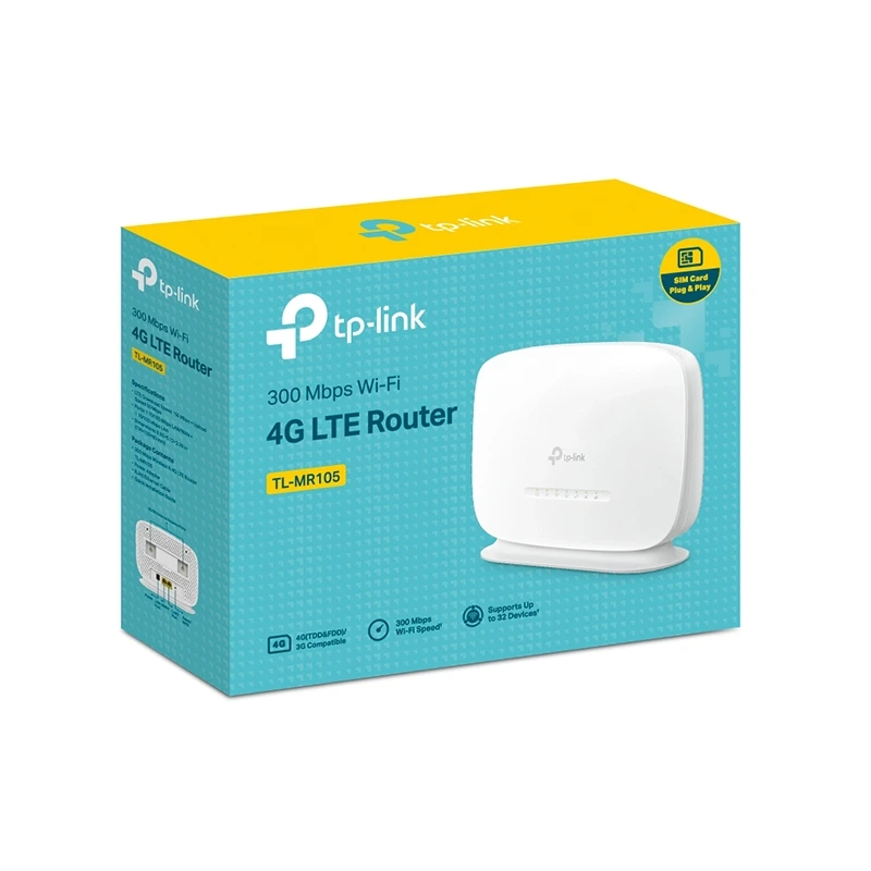 مودم روتر 4G LTE بی سیم تی پی لینک مدل MR105 - Image 2