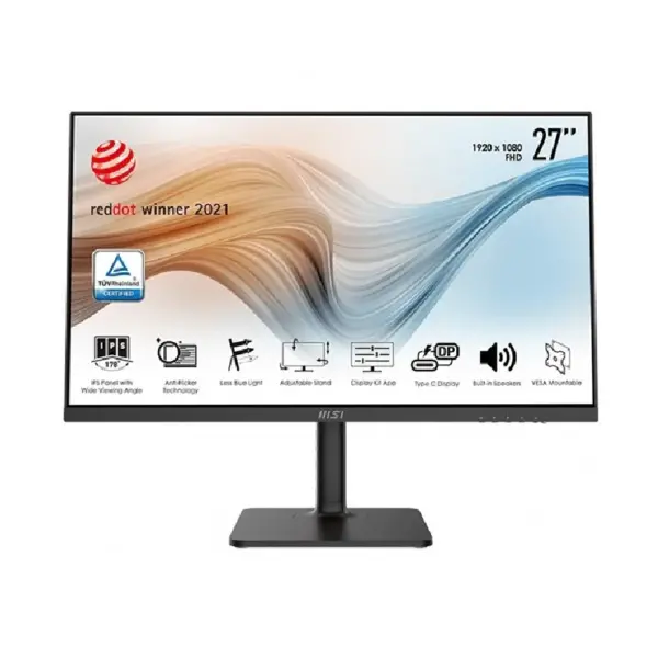 مانیتور 27 اینچی ام اس آی مدل MSI 27" Monitor Modern MD271P اپن باکس