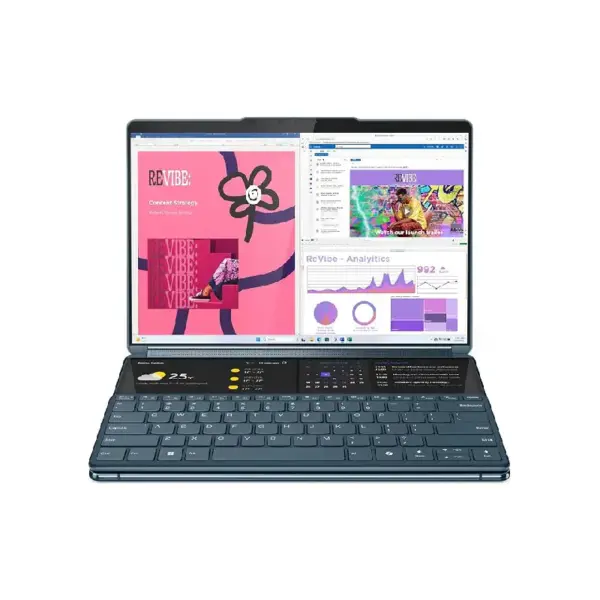 لپ تاپ 13.3 اینچی لنوو مدل YOGA Book 9i 13IMU9 Core Ultra 7 16GB 1TB SSD Intel Iris Xe