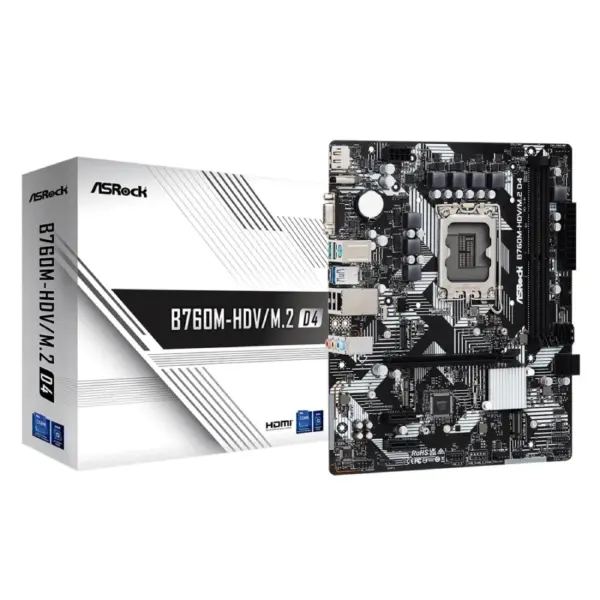 مادربرد ازراک مدلAsrock B760M-HDV/M.2 DDR4 - Image 4