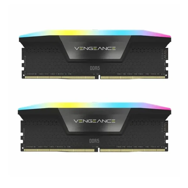 رم کامپیوتر کورسیر مدل VENGEANCE RGB 32GB (2x16GB) 6400MHz DDR5 CL36