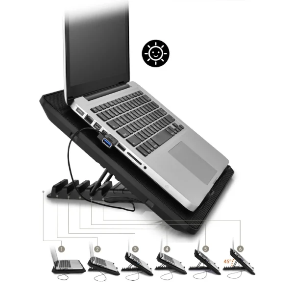 پایه خنک کننده لپ تاپ دیپ کول مدل U Pall - Image 5