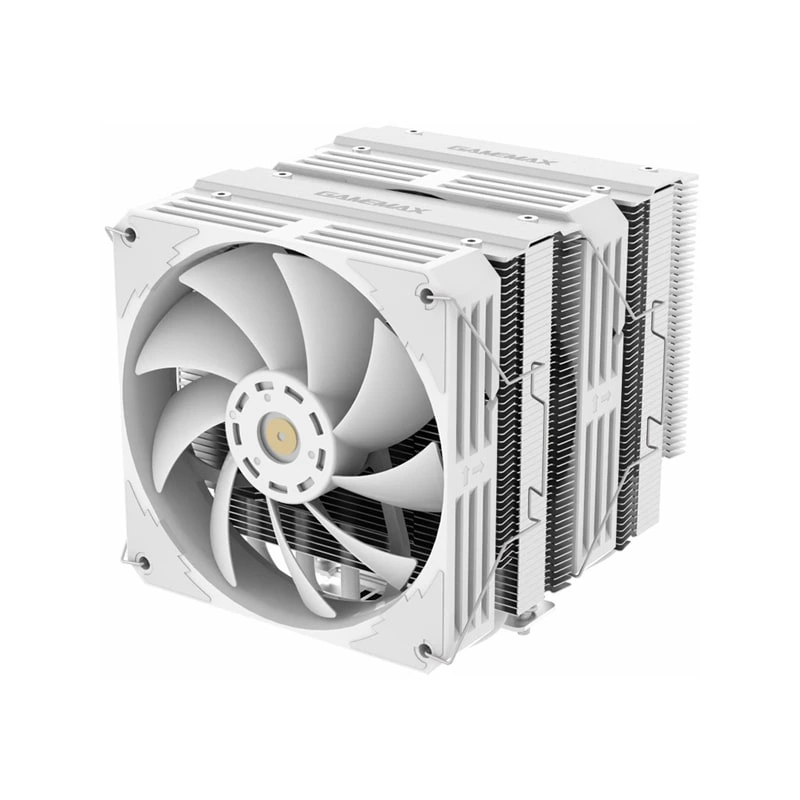 خنک کننده پردازنده گیم مکس مدل Twin 600 White - Image 2