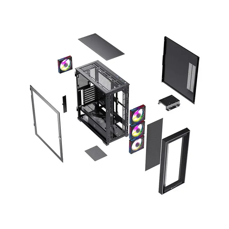 کیس کامپیوتر لاجی کی مدل LK-C504B - Image 8