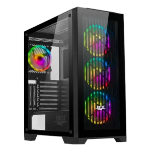 AWEST GT-AV312-MB GAMING Mid TOWER CASE
