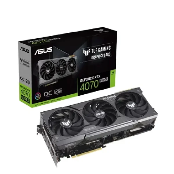 کارت گرافیک ایسوس مدل TUF Gaming GeForce RTX4070 SUPER OC Edition 12GB GDDR6X