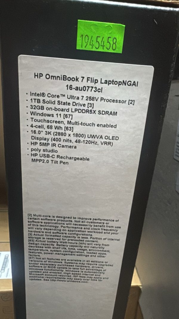 لپ تاپ 16 اینچی اچ پی OmniBook 7 Flip 16-AU0773CL Core Ultra 7 32GB RAM 1TB SSD Intel Arc Graphics - Image 5