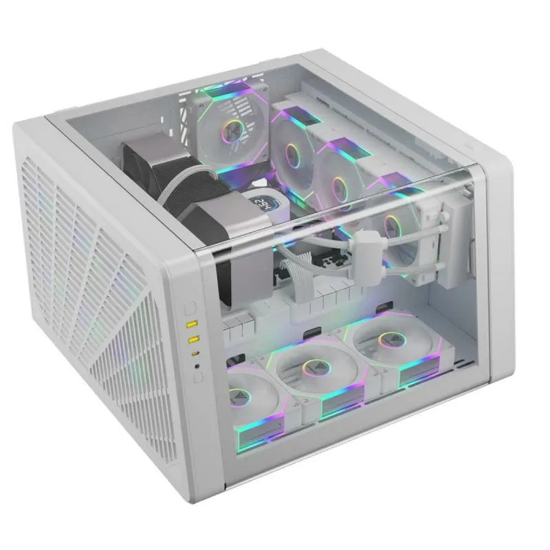 کیس کامپیوتر گیمینگ گیمدیاس مدل NESO P1 PRO WH - Image 7