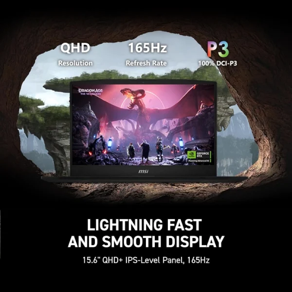 لپ تاپ ۱۵.۶ اینچی ام اس ای مدل Katana 15 HX i7 16GB 2TB SSD 8GB RTX 5070 - Image 2