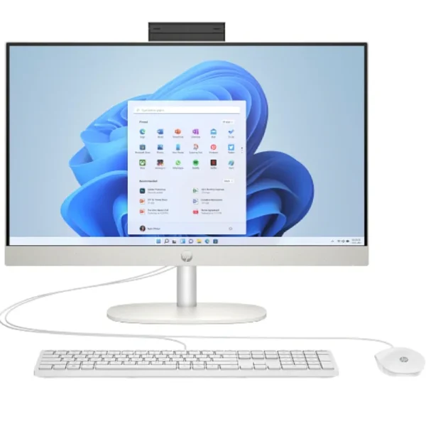 کامپیوتر آل ‌این ‌وان اچ ‌پی ۲۴ اینچی مدل HP 24-CR0115D i5 8GB 512GB SSD Intel UHD