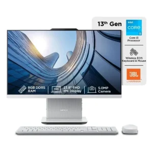 کامپیوتر آل این وان لنوو 23.8 اینچی مدل IdeaCenter i3 8GB RAM 512GB SSD Intel UHD Graphics