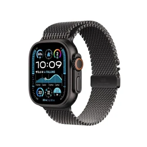 اپل واچ اولترا 2 مدل 49 میلی متری با بند مشکی میلانیز