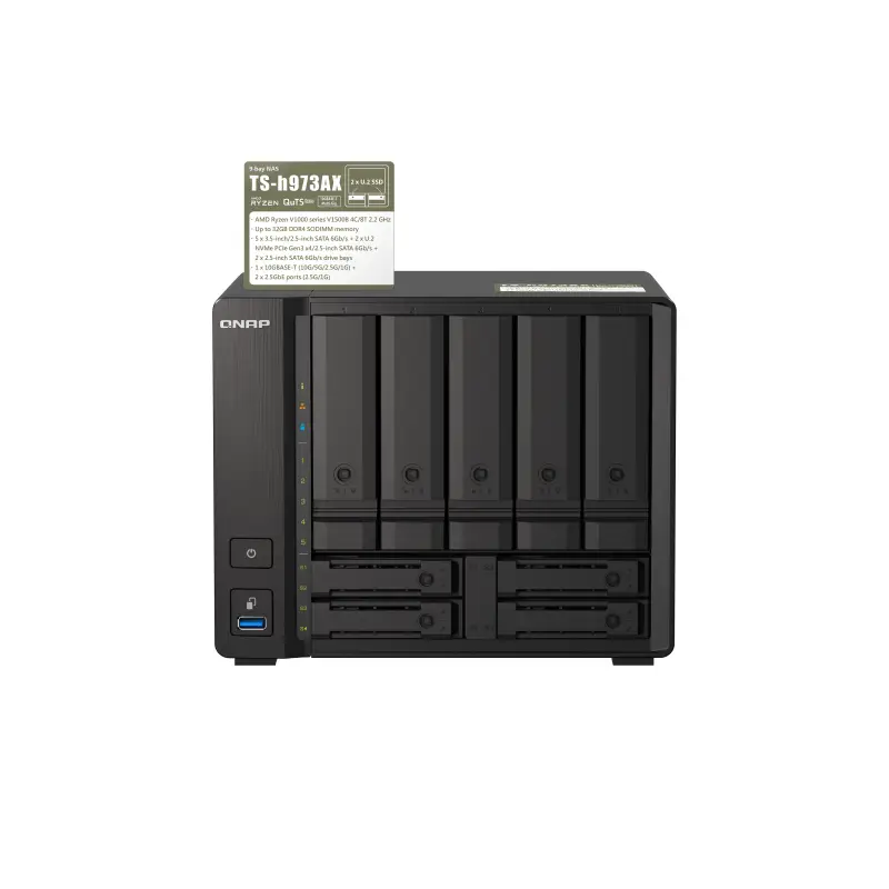 ذخیره ساز تحت شبکه کیونپ مدل TS-h973AX-8G