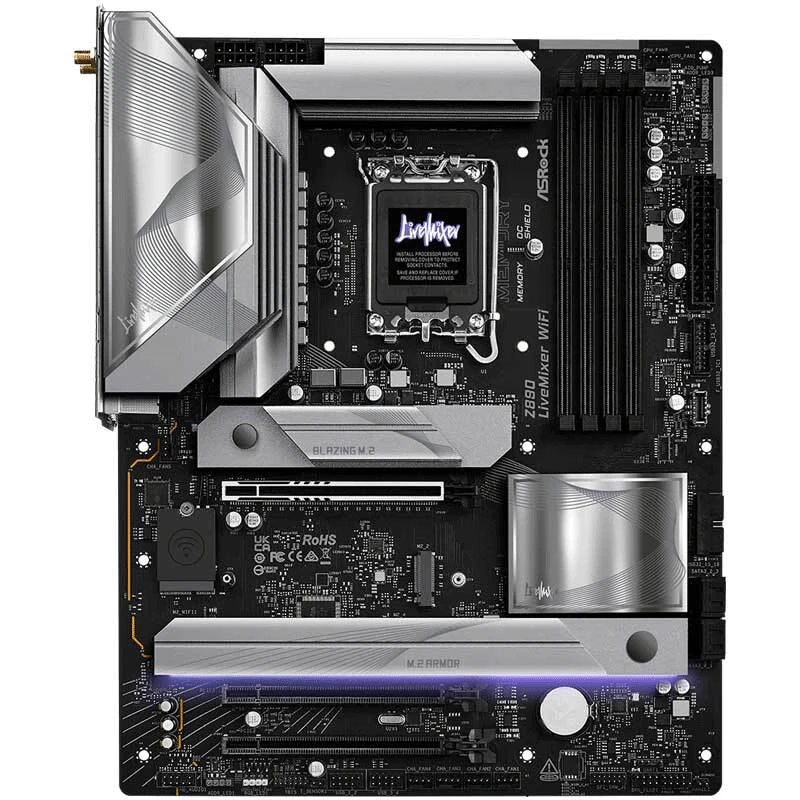مادربرد ازراک Z890 LiveMixer WiFi DDR5 | رایتک